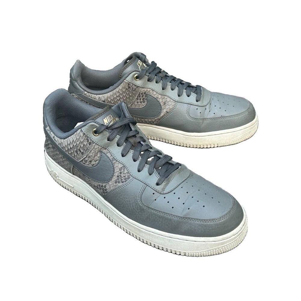 Nike Air Force One AF1 Men’s Size 13 Green Snake Pack 823511-004 Low Dark Stucco